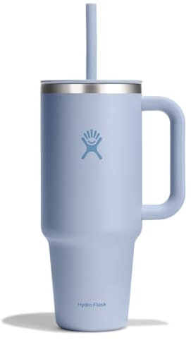 Hydro Flask - Travel Tumbler 946 ml (32 oz) avec couvercle à paille pressé refermable - Acier inoxydable - Isolation sous vide à double paroi - Couvercle résistant aux éclaboussures - Surf
