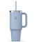 HYDRO FLASK - Travel Tumbler 1180 ml (40 oz) mit verschließbarem Press-In-Strohhalmdeckel - Edelstahl - Doppelwandige Vakuumisolierung - Spritzwassergeschützter Deckel - Surf
