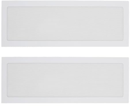 120 X 360mm DIY PC Case Dust Mesh Filter, [2 Pack] PVC Magnetic Dust Filter Cover, PC Fan Dust Mesh PC Cooler Filter for Computer PC Case (White)
