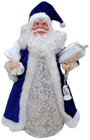 pulunto Santa Claus Christmas Tree Top Decoration, Large Christmas Santa Claus Decor for Tree, Christmas Tree Topper,Santa Claus Decor for Christmas Tree Xmas Party Supplies