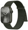 Ynitec Sport Nylon Correa Compatible con Apple Watch 44mm 45mm 42mm 49mm 46mm - Series 10, Correa suave Solo Loop Smartwatch, Pulsera para iWatch Series 10 9 8 7 6 5 4 3 2 1 SE, Verde Militar