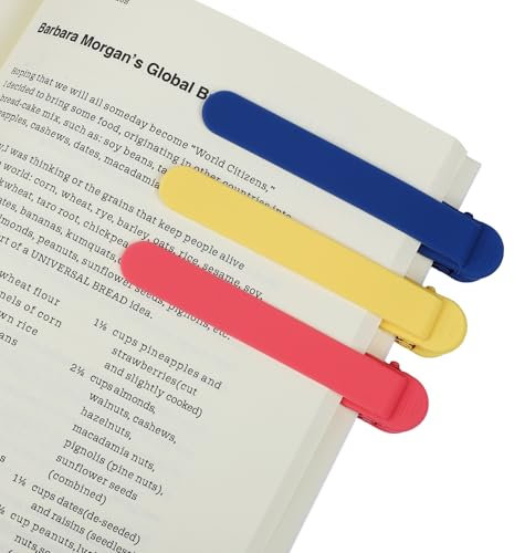 Automatisches Lesezeichen, Lesezeichen Personalisiert, Automatic Bookmark, Silikon Lesezeichen Kinder, Nistarce Süßes Intelligentes Lesezeichen für Frauen Männer Leseliebhaber 3-Pack