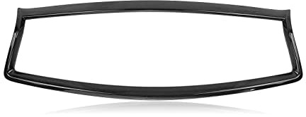 Kühlergrill-Abdeckung für Infiniti Q50 2018–2024, glänzende schwarze Karbonfaser-Optik