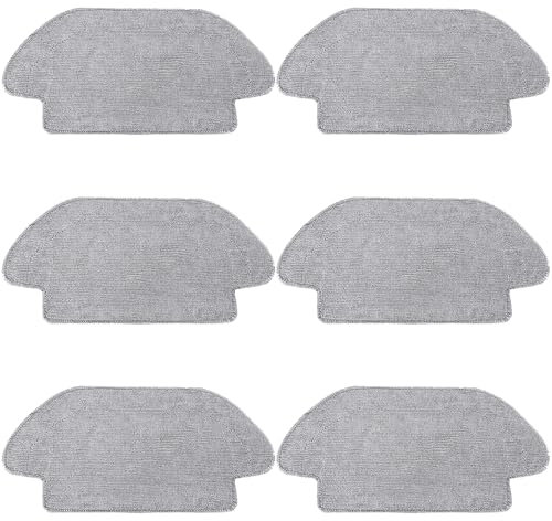 APZOVO 6 Wischtücher Zubehör Ersatzteile für Xiaomi Mi Robot Vacuum Mop 2S/ Mop Pro/Mop P/ STYJ02YM, Xiaomi Robot Vacuum S12/ S10 EU