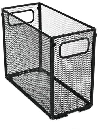siduytin Metal Mesh Hanging File Box A4 Size File Storage Solution Iron Hanging Files For Filing Cabinet Suspension Files A4, A