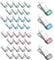 40 Pcs Pegs for Washing Line, Stainless Steel Clothes Pegs, Heavy Duty Clothes Pegs, Durable Colorful Clips for Laundry, Photo Display, DIY Craft, Outdoor Indoor Use