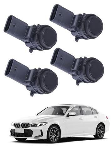 LICHENGTAI 4X Parksensor PDC Sensor Hinten Vorne Kompatibel mit BMW 3er F30 F31 F80 1er F20 F21 4er F33 F83 PDC Einparkhilfe Einparksensoren Rückfahrsensoren Parking Sensors Ultraschallsenso