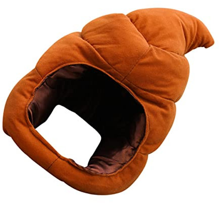 Supvox Lustiger Plüschhut für Karneval Kackhaufen Kopfbedeckung Cosplay Accessoire Foto Requisiten Leicht und Bequem für Partys Rollenspiele und Festivals
