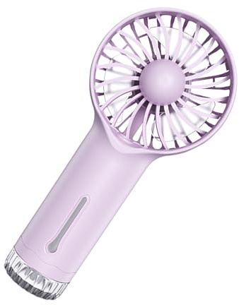 Portable Misting Fan, Handheld Personal Mister Cooler, 3-Speed Usb Rechargeable Air Circulator Spray Fan, Electric Cooling Device for Hot Weather, for Travel, Park, School, Beach