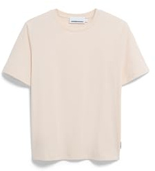 ARMEDANGELS Damen T-Shirt aus Bio-Baumwolle LUALAA Regular Fit Pale Peach