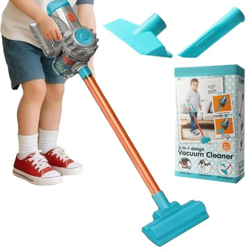 Aspiradora De para Niños Que Funciona - Juego de Limpieza Educativo y , Aspirador de Pretend Que Funciona de Verdad | para Juego De Roles Y Aprendizaje Temprano, Regalo