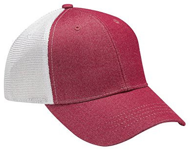 Knockout Cap BURGUNDY/ WHT OS