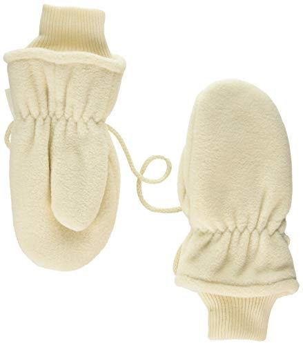 Döll Mädchen Fausthandschuhe Fleece Fäustlinge, Elfenbein (Antique White 1680), 2.5 (Herstellergröße: 2, 5)