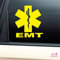 Artstickers Vinyl-Aufkleber für Auto, Fenster, Wand oder Computer, Motiv EMT Arzt Emblem Farbe Gelb Geschenk Spilart Registrierte Marke