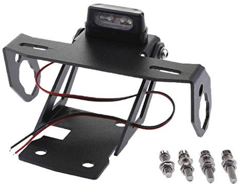 Tubayia Metall Nummernschildhalter Motorrad Kennzeichenhalter für Kawasaki Z650 Ninja 650 2017-2018