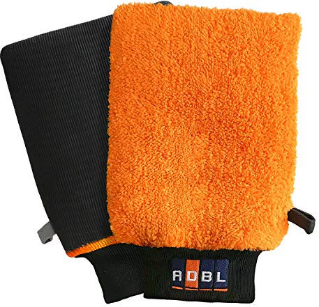 ADBL Clay Mitt Spezial Autowaschhandschuh aus altraweicher Mikrofaser mit Polymerschicht - extreme Reinigungsleistung - Auto Reinigungsknete, Mikrofaser Handschuh, Wash Mitt, Auto Handschuh