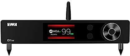 S.M.S.L D1se Hochauflösender Audio-DAC, ES9038RO D/A-Chip von ESS, hochauflösender MQA-Volldecodierung 768 kHz / 32 Bit DSD512 XMOS, USB/Optisch/Koaxial/Bluetooth 5.0-Eingang