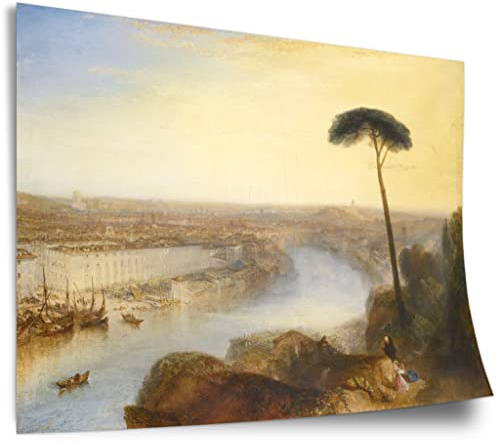 Poster William Turner: ROME, FROM MONTE AVENTINO, unframed art print, mural - A4, A3, A2, A1, A0, XXL - living room, bedroom, kitchen, decoration