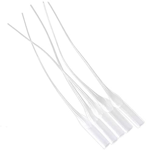 Glue Micro-Tips Glue White Adhesive Dispenser Micro Tips Pipette Dropper for Lab Dispensing Adhesive Dispensers Crafting (100PCS 7CM/2.76)