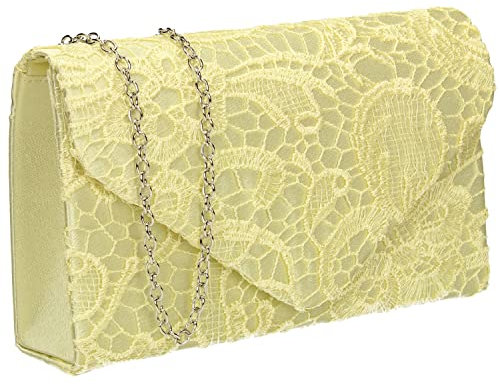 SwankySwans Rachele, Pochette Donna, Paleyellow, One Size