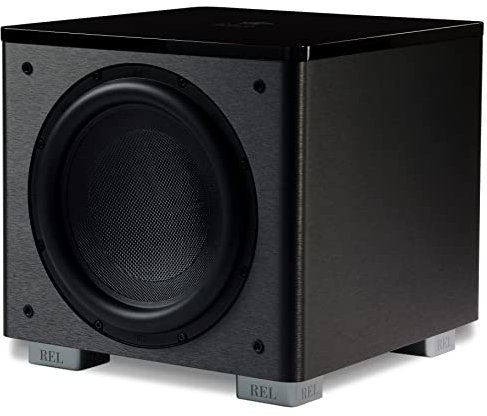 REL Acoustics HT/1205 MKII Subwoofer, Compatible con HT-Air inalámbrico, Compuesto Negro granulado de línea