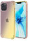 EASSGU Coque pour iPhone 11 Pro (5.8 inches), Housse de Protection de Couleur Dégradée Transparente, Étui de Téléphone Anti-Chute et Anti-Rayures - Or Noir