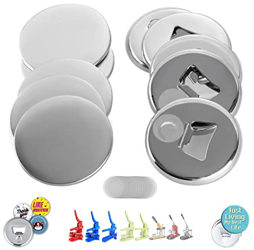 Nice2Have Flaschenöffner-Teile, 58 mm – (25 Stück) – Knopfmacher-Zubehör für Knopfmacher-Maschine