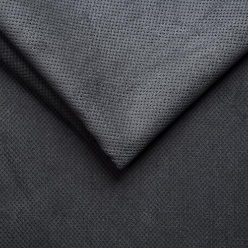 PINaPIN Polsterstoff Meterware 145 cm Breite - Möbelstoff 130 gr/m2 - Stoff mit Oeko-Tex - Warmes und Angenehmes Velours Material