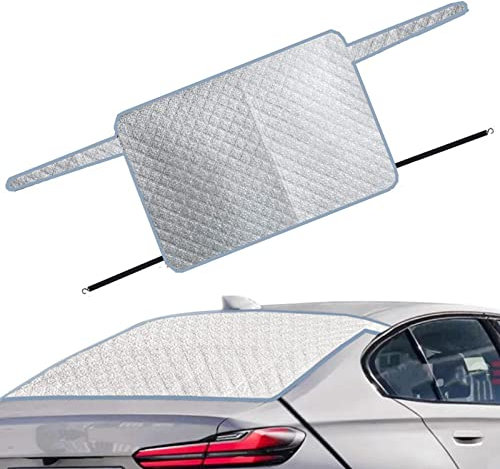 demaxiyad Frontscheibenabdeckung Winter Mit Magnet Scheibenabdeckung Auto Windschutzscheibenabdeckung Fixierung Winterabdeckung Für Auto SUVS