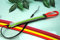 BULLYZEI Beißwurst-Peitsche Feuerwehrschlauch Neon-Extrem 20cm Hundesport