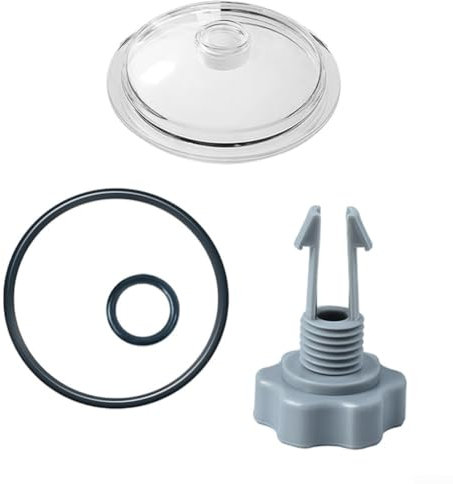 EpheyFIF Sandfilterpumpendeckel für Intex SF80110-1 Laubfangdeckel mit O-Ring-Ventil für 30.5 cm Sandfilterpumpe