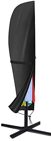 Funda Sombrilla Exterior Impermeable Protección impermeable Paraguas cubierta Umbrella Garden Restaurante Cantilever Oxford Paño Parasol Cubierta de lluvia