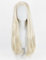 Cosplay Wig Light Gold Medium Long Straight Wig Anime Halloween Party Wig