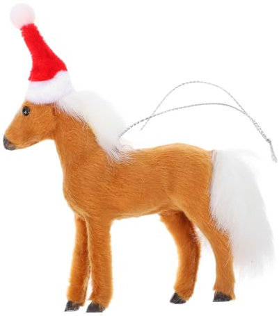 BESTOYARD Pferd-hängeornament Für Weihnachtsbaum Weihnachtsbaum-hängeornament Weihnachtspferde-Dekoration Weihnachtsbaumschmuck Weihnachtsparty-Dekorationen Weihnachtsdekor Party-Requisiten