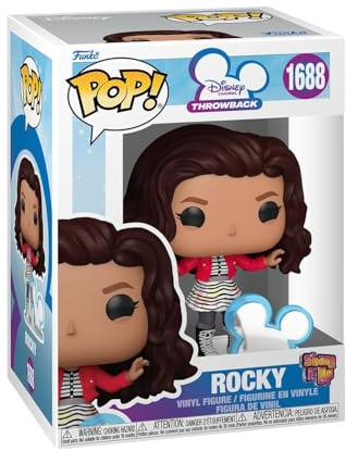 Funko POP! Disney: Shake It Up - Rocky with Disney Icon | Offizieller Fanartikel und Merch - Vinyl Sammelfigur als Regal Deko - Geschenkidee zum Geburtstag für Fans und Sammler