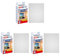 tesa Insect Stop Comfort Fliegengitter für Fenster - Insektenschutz mit Klettband selbstklebend - Fliegen Netz ohne Bohren, anthrazit (durchsichtig) 170 cm x 180 cm (Packung mit 3)
