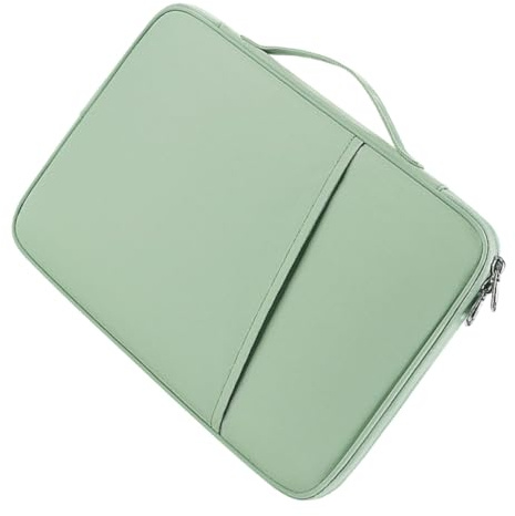 Générique Étui de Transport pour Tablette 11 Pouces, Sacoche Légère en Nylon Résistant, Couleur Vert Frais, Compatible Liseuse 10,8-11 Pouces, Pochette de Protection Polyvalente pour Voyage
