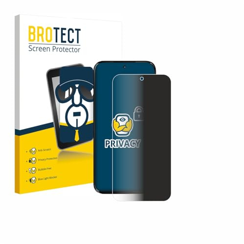BROTECT Blickschutzfolie für Motorola Moto G77 | Anti-Spy Displayschutz Made in Germany Smartphones und Handys Privacy Screen Protector Blaulichtfilter Klare Folie