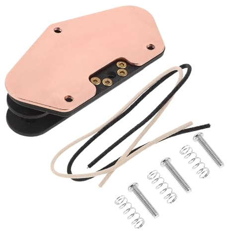 Abaodam Micro Double Bobinage pour Guitare Électrique, Kit de Remplacement Humbucker Noir Mat, Compatible Multi-modèles, Accessoire Réparation Instruments, Optimisation Magnétique