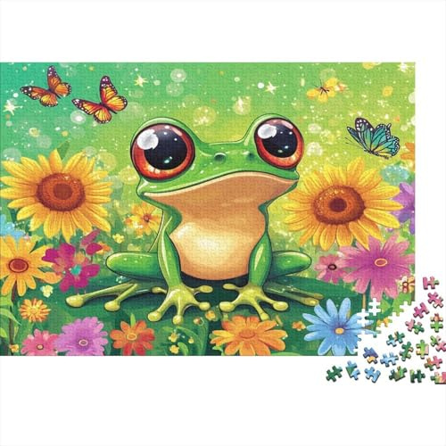 Frosch 1000 Teile Puzzle, Puzzles Pädagogisches Spiel Für Erwachsene Und Kinder Ab 14 Jahren, Herausforderungsspielzeug 52x38cm/1000pcs