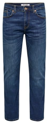 Only & Sons Male Normal geschnitten Jeans ONSWEFT Mittlere Taille Normal geschnitten Jeans