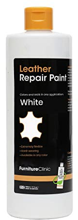 Furniture Clinic Leather Repair Paint & Dye | Self Seal Colourant for Quick and Easy Leather Repair | Suitable for Sofas, Car Seat, Shoes, Handbag, and More