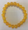 Rare gelb South American Topaz 8 mm Semi Precious Edelstein Armband