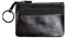 Hibate 1x Noir Petit Cuir Porte-Monnaie pour Femme Homme Enfant Fille Garcon Coin Purse Wallet