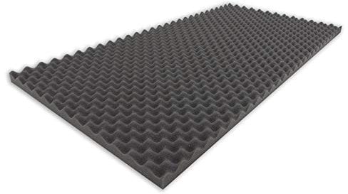 Alanpur Akustikschaumstoff (Anthrazit ca.100x200x3cm) Raum Akustik Schall Dämmung Schutz Noppe Anthrazit Raum Akustik Schall Dämmung Schutz