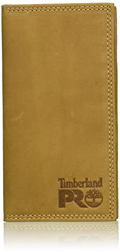 Timberland PRO Herren Rodeo RFID-Leder, lang Geldbörse, weizenfarben, Einheitsgröße