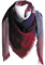Jacyren Damen Schal XXL Warm Weich Strickschal Karo Winterschal Herbstschal Wolleschal Frauen Deckenschal Halstuch Scarf Poncho Cape