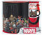 Marvel Comics - Tasse Thermoeffekt 460 ml - Helden und Schurken - Geschenkbox