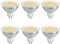 Akynite MR16 GU5.3 5W 12V LED Neutralweiß 4000K, 500LM, 120 Grad Licht, Ersatz Decostar GU5.3 35W 50W, AC/DC 12V LED Einbaustrahler 50mm MR16 für Bad Wohnmobile, Nicht Dimmbar, 6er-Set