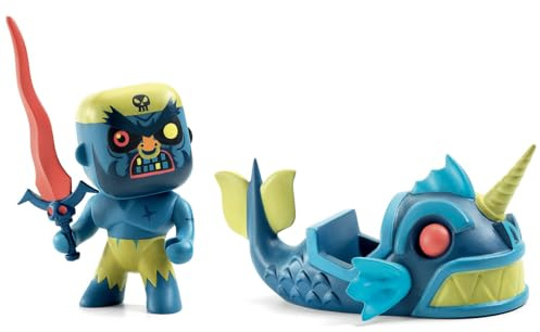 Djeco - Arty Toys Terrible & Monster Puppen und Actionfiguren, Mehrfarbig (36839)